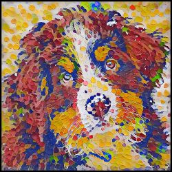 Picture of Bernese Mountain Dog-Party Confetti Mug