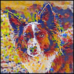 Picture of Border Collie-Party Confetti Mug