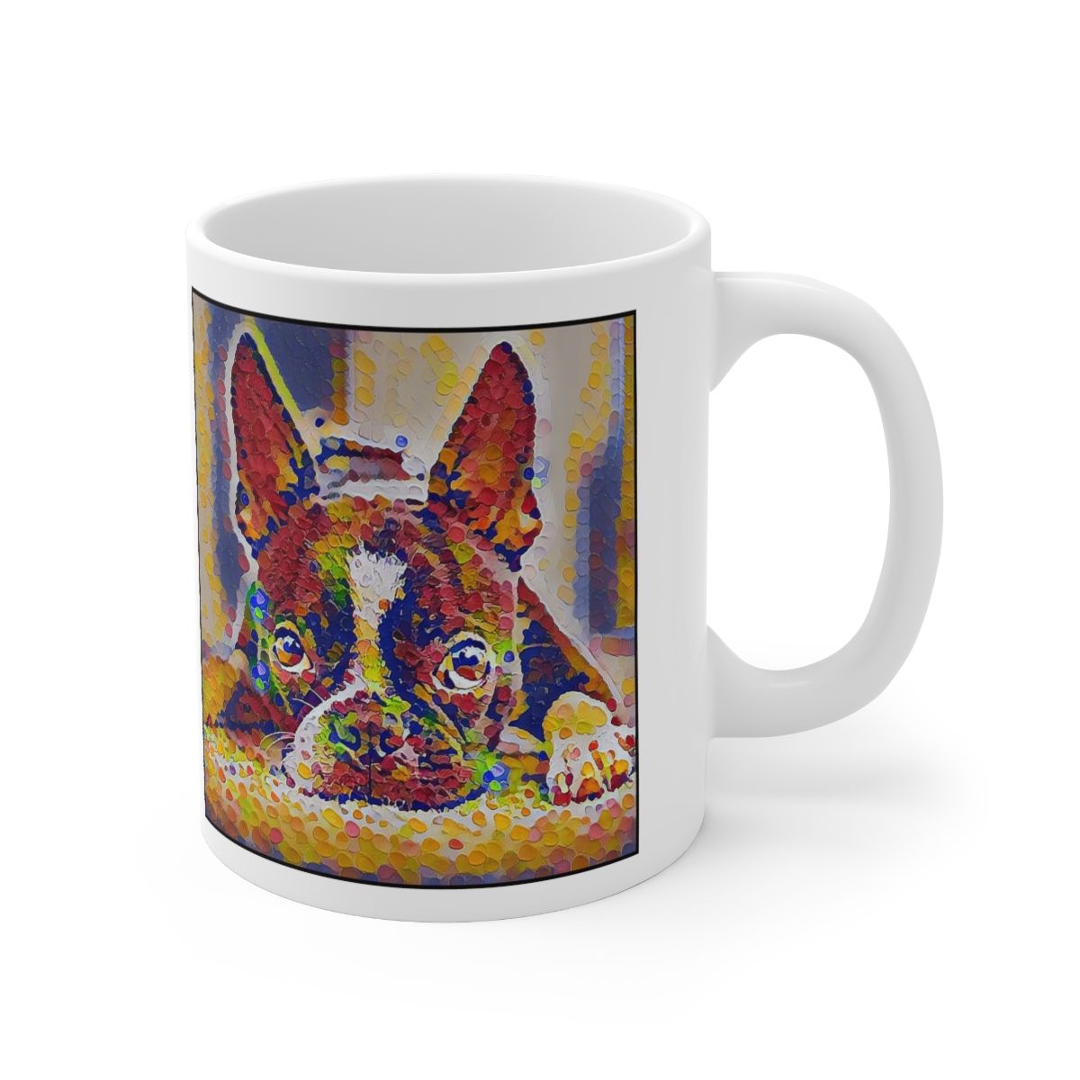 Picture of Boston Terrier-Party Confetti Mug