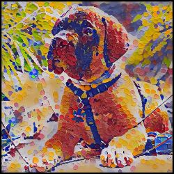 Picture of Bull Mastiff-Party Confetti Mug