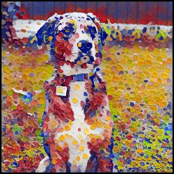 Picture of Catahoula Leopard Dog-Party Confetti Mug