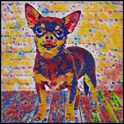Picture of Chihuahua Smooth Coat-Party Confetti Mug