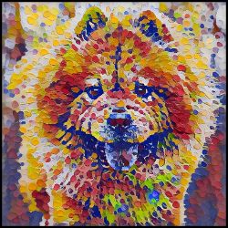 Picture of Chow Chow-Party Confetti Mug