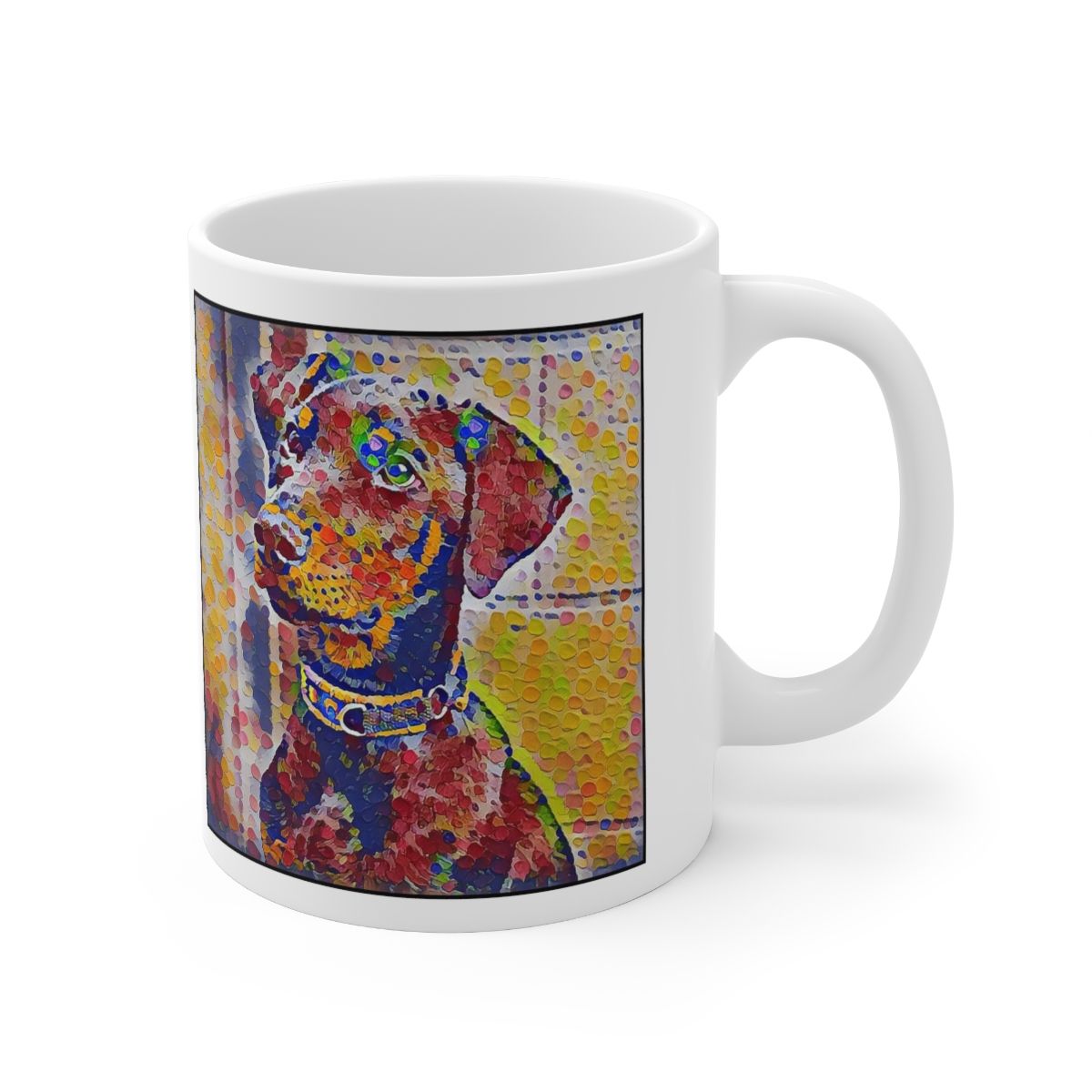 Picture of Doberman-Party Confetti Mug