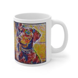 Picture of Doberman-Party Confetti Mug