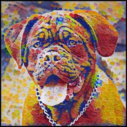 Picture of Dogue de Bordeux-Party Confetti Mug