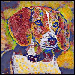 Picture of English Foxhound-Party Confetti Mug