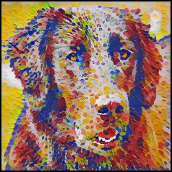 Picture of Flat Coated Retriever-Party Confetti Mug