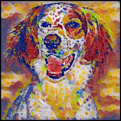 Picture of Irish Red and White Setter-Party Confetti Mug