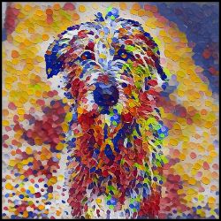 Picture of Irish Wolfhound-Party Confetti Mug