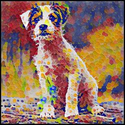 Picture of Parson Russell Terrier-Party Confetti Mug