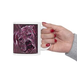 Picture of American Bulldog-Plump Wine Mug