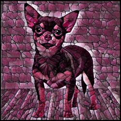 Picture of Chihuahua Smooth Coat-Plump Wine Mug