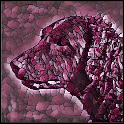 Picture of Curly Coated Retriever-Plump Wine Mug