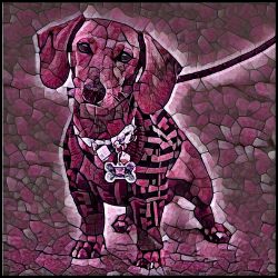 Picture of Dachshund-Plump Wine Mug