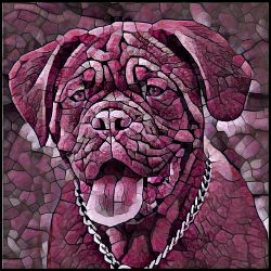 Picture of Dogue de Bordeux-Plump Wine Mug