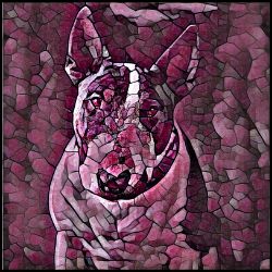 Picture of English Bull Terrier-Plump Wine Mug