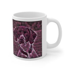 Picture of German Shorthaired Pointer-Plump Wine Mug