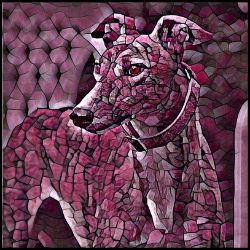 Picture of Greyhound-Plump Wine Mug