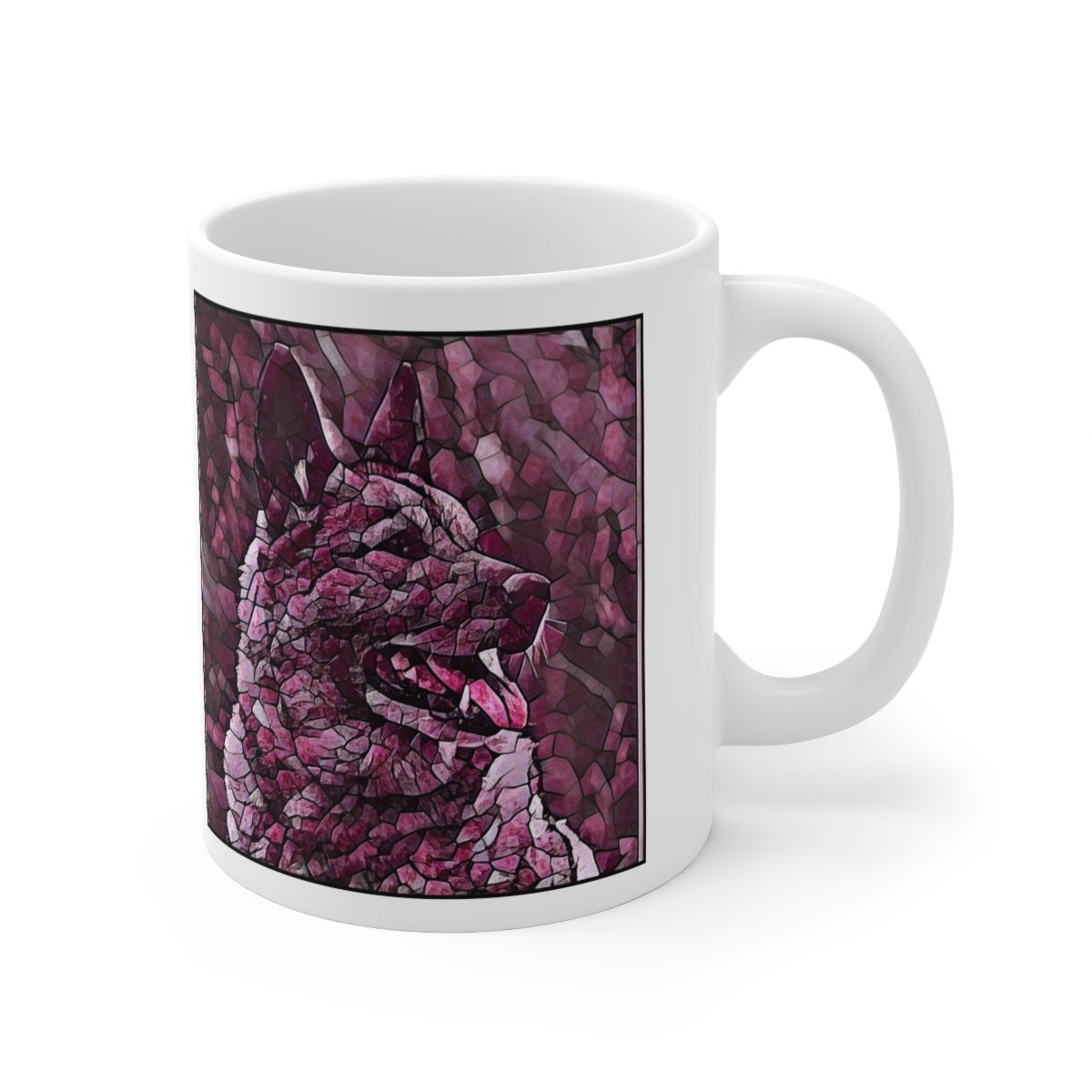 Picture of Norwegian Elkhound-Plump Wine Mug