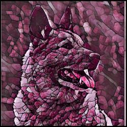 Picture of Norwegian Elkhound-Plump Wine Mug