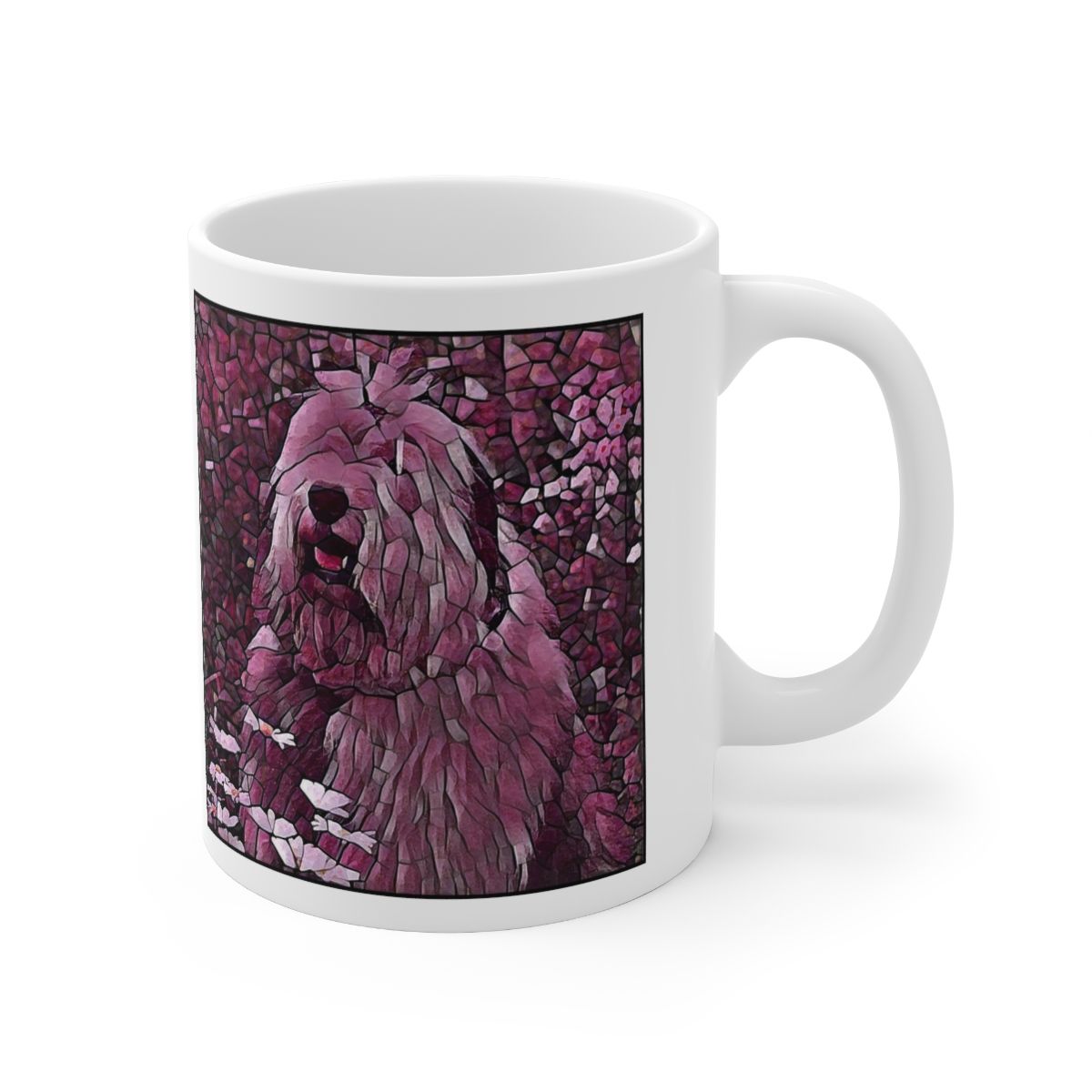 Picture of Old English Sheepdog-Plump Wine Mug