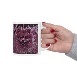 Picture of Pomeranian-Plump Wine Mug