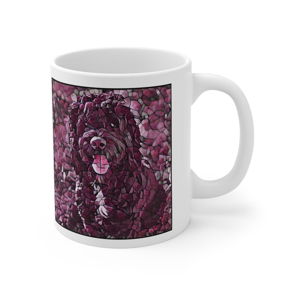 Picture of Portuguese Water Dog-Plump Wine Mug
