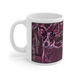 Picture of Rat Terrier-Plump Wine Mug