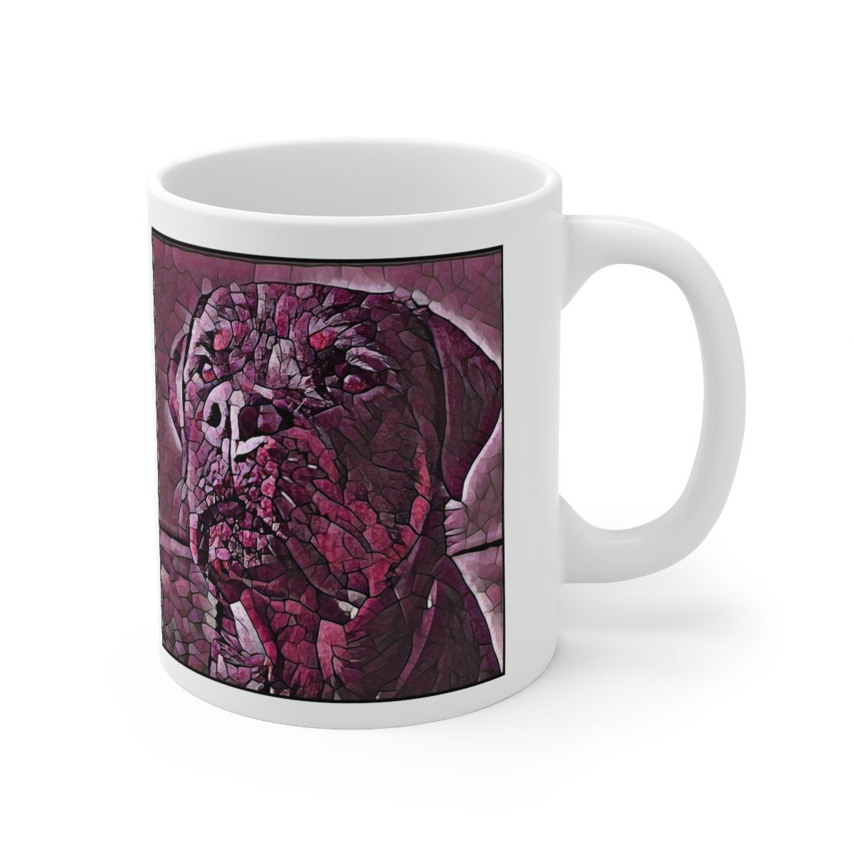 Picture of Rottweiler-Plump Wine Mug