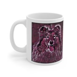 Picture of Rough Collie-Plump Wine Mug