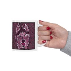 Picture of Siberian Husky-Plump Wine Mug
