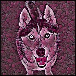 Picture of Siberian Husky-Plump Wine Mug