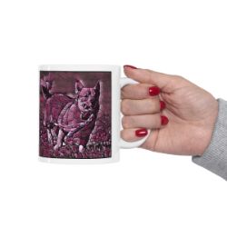 Picture of Swedish Vallhund-Plump Wine Mug