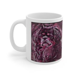 Picture of Tibetan Spaniel-Plump Wine Mug
