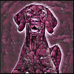 Picture of Vizsla-Plump Wine Mug