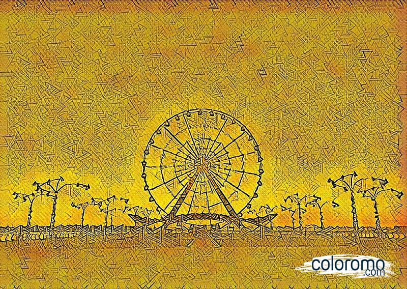 Yellow Ferris Wheel